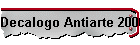 Decalogo Antiarte 2000