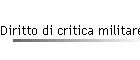 Diritto di critica militare