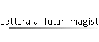 Lettera ai futuri magistrati