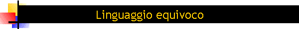 Linguaggio equivoco