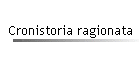 Cronistoria ragionata